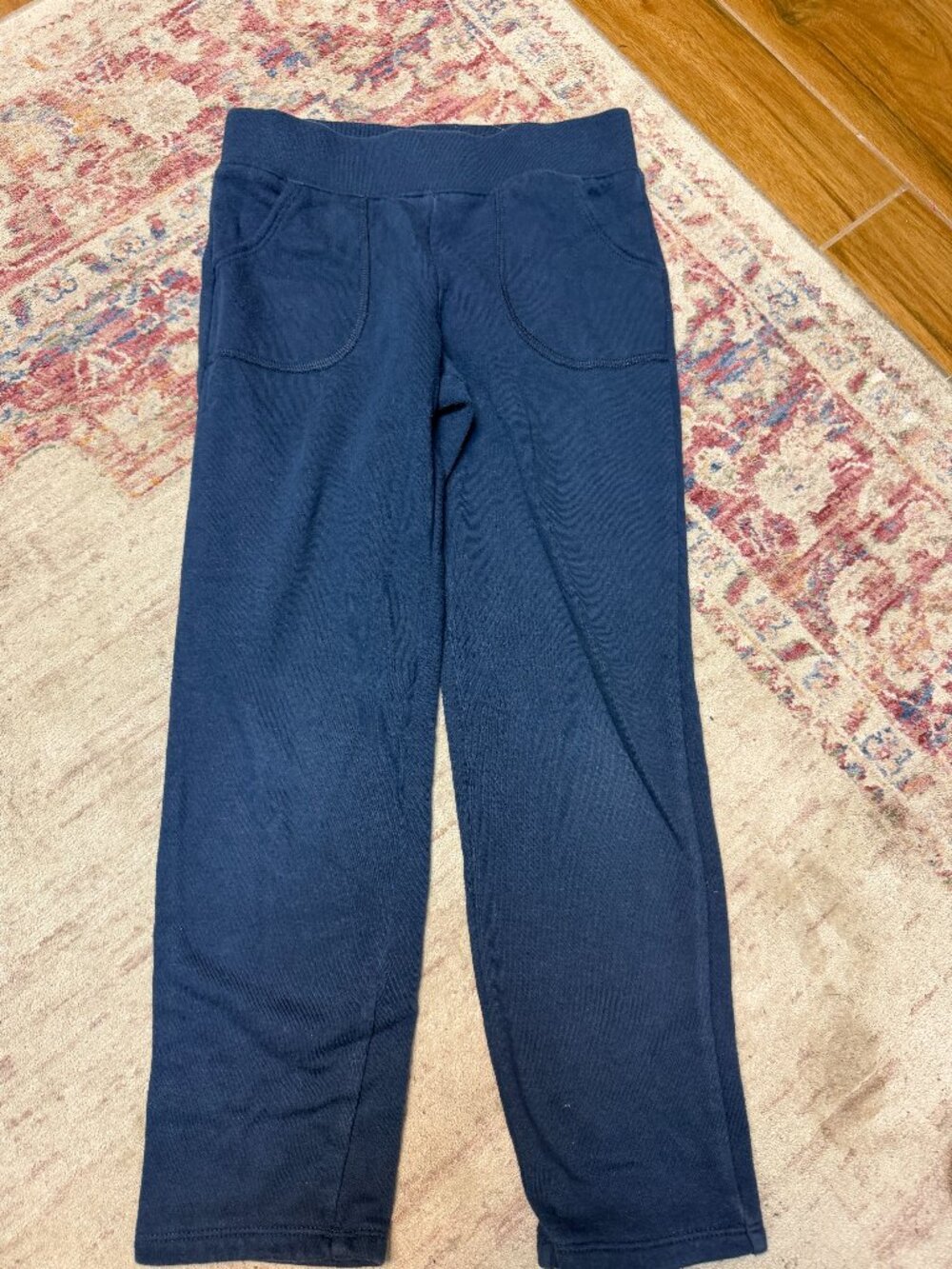 Athletic Works Girls Kids Navy Sweat Pants Size S (6/6X) In Great Shape!